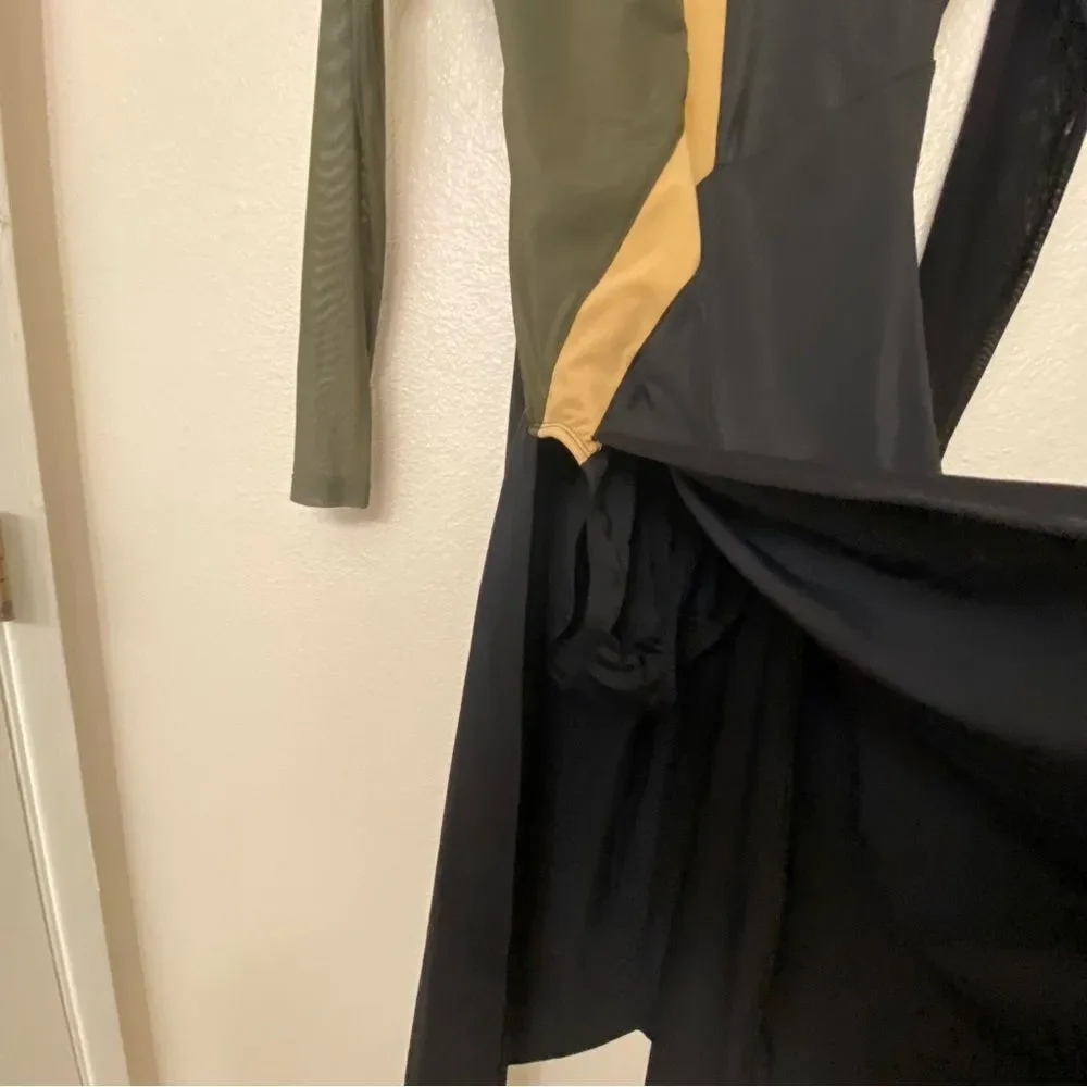 Revolution Tenth House dance costume ORBIT | BLACK/OLIVE GREEN TH23138 MA adult